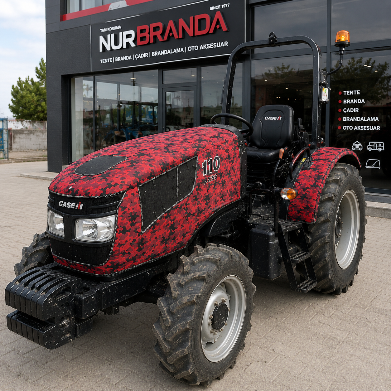 Traktör koruma brandası