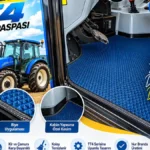 New Holland TT4 Serisi Traktör Paspası – Kabin İçi Özel Uyumlu Paspas